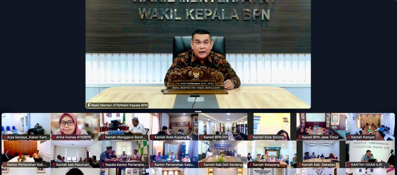 Penyelesaian Berkas Layanan Pertanahan, Wamen Ossy Tegaskan Target Progresif di Akhir Maret 2026