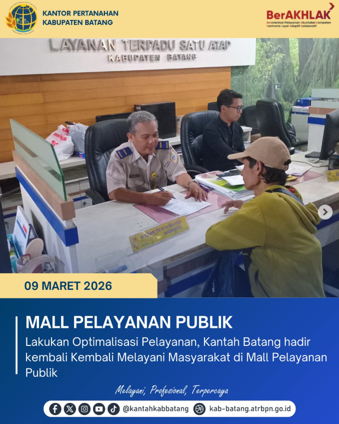 Kantah Batang Buka Layanan Konsultasi Waris, Permudah Masyarakat Urus Hak Tanah