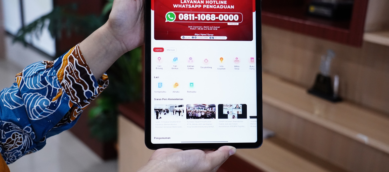 Transformasi Digital Layanan Pertanahan Diiringi Penguatan Aspek Keamanan dan Kepastian Hukum