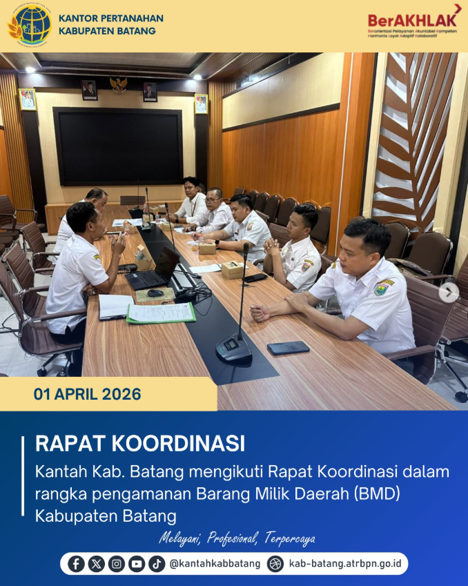 Perkuat Kepastian Hukum Aset, Kantah dan Pemkab Batang Bersatu Sertipikatkan 100 Bidang Tanah
