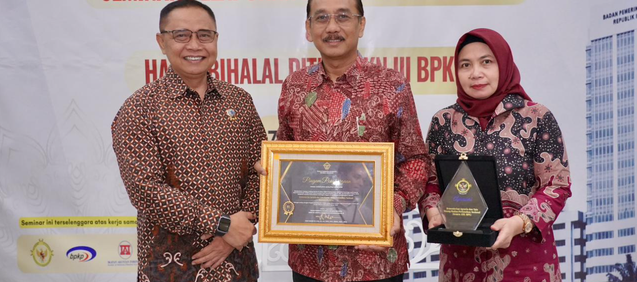 Kementerian ATR/BPN Raih Penghargaan, Berhasil Tindaklanjuti RHP BPK RI 90,8%