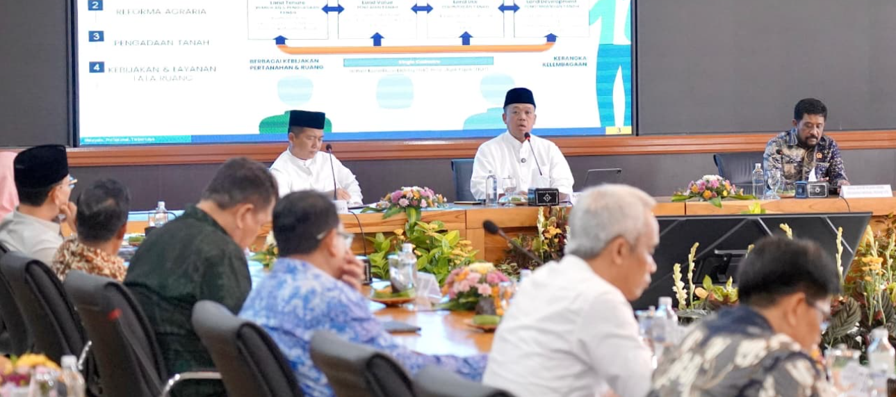 Menteri Nusron Imbau Kepala Daerah Se-NTB Percepat Penyusunan RDTR untuk Optimalkan Potensi Daerah