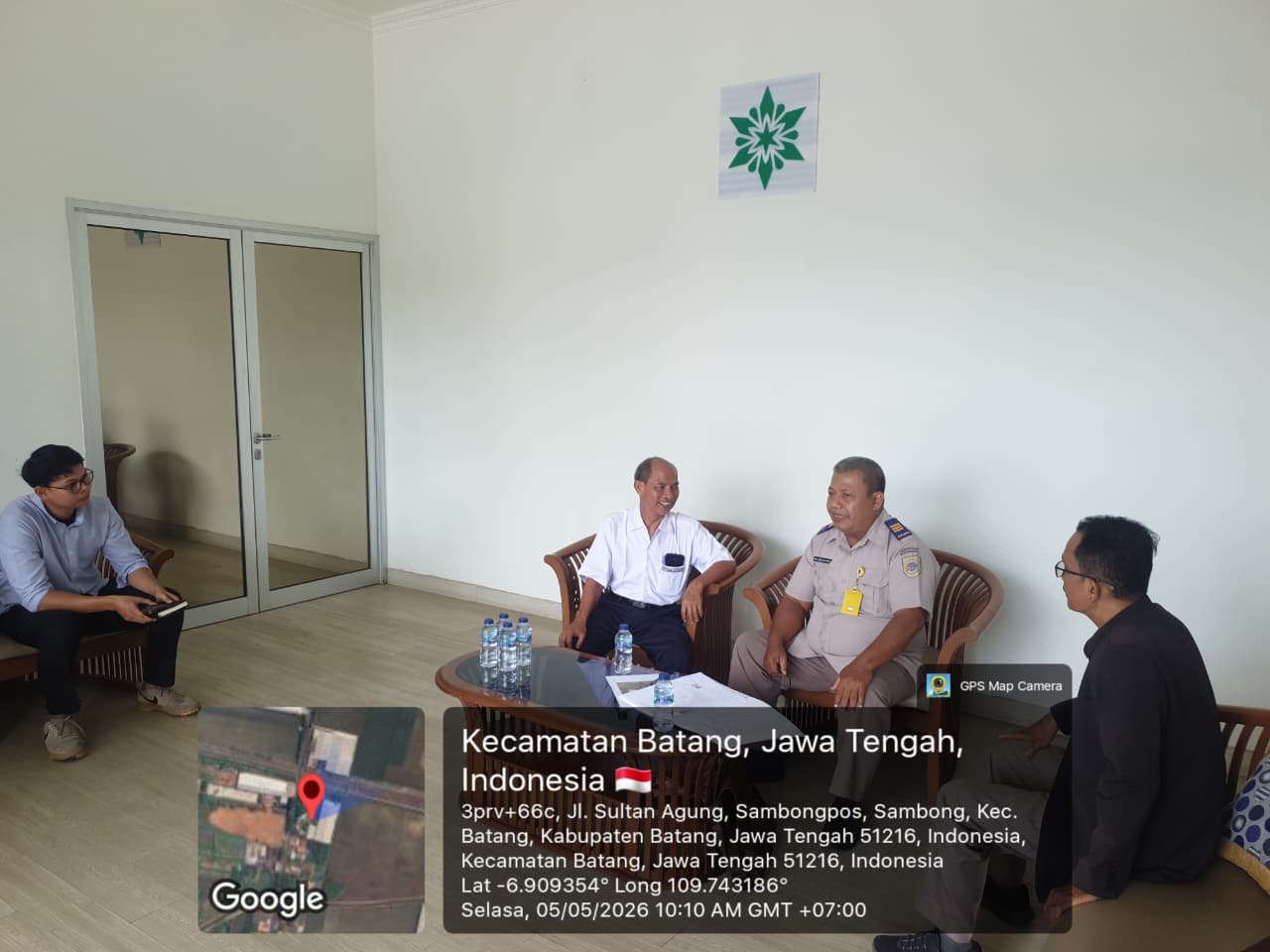 Survei Lapangan PKKPR untuk Kepastian Pemanfaatan Ruang, Kantah Kabupaten Batang Tinjau Lokasi di Desa Klidang Wetan