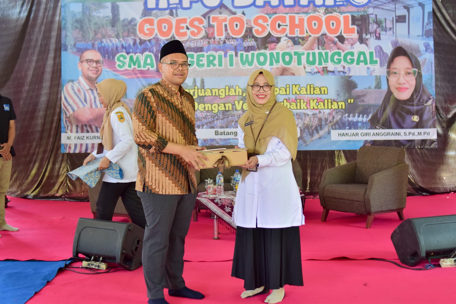 Bupati Batang dan Tokoh Inspiratif Hadir dalam InfoBatang Goes to School di SMAN 1 Wonotunggal