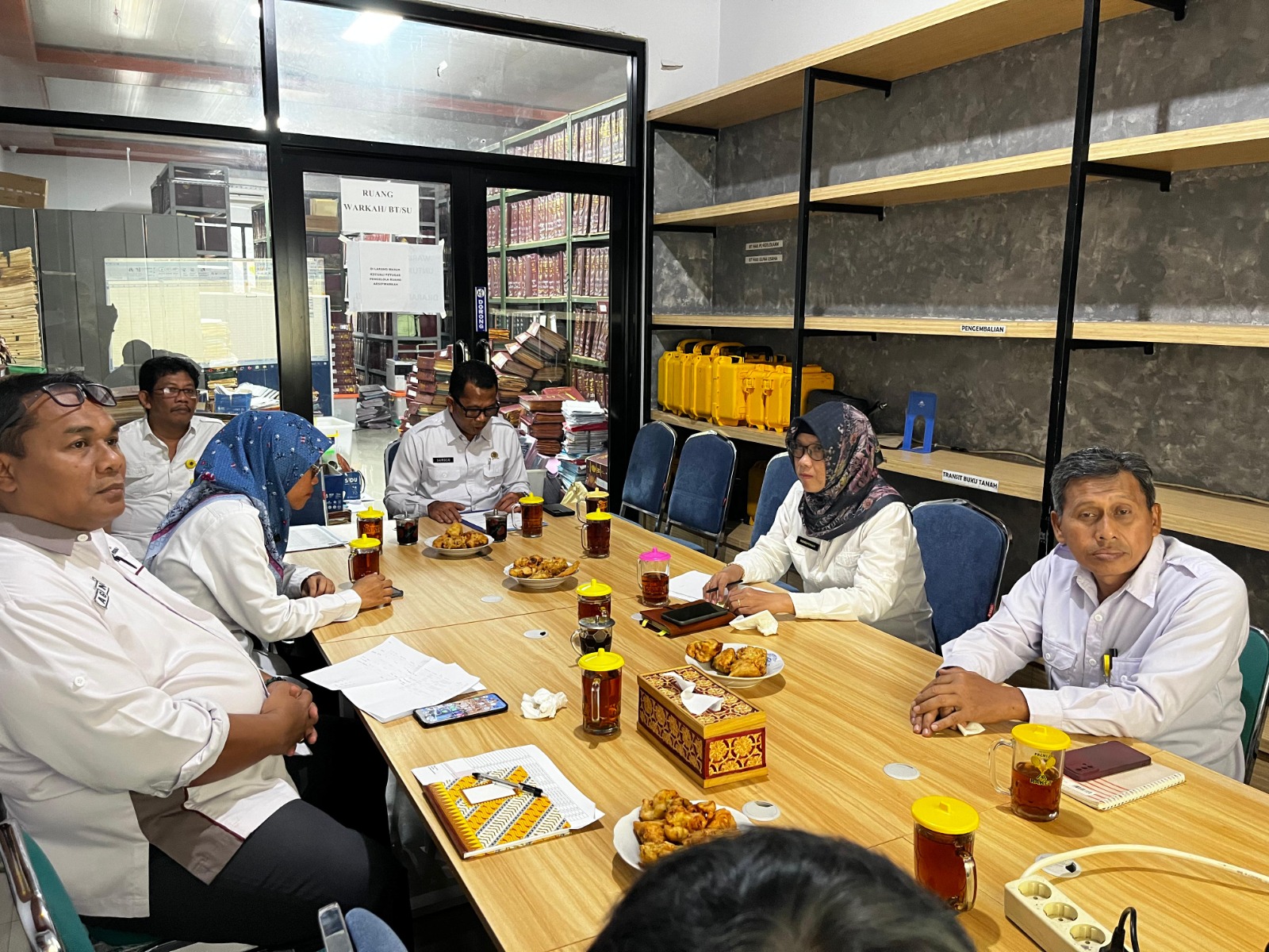 Perkuat Komitmen Penyelesaian PDDM, Kantor Pertanahan Kabupaten Batang Gelar Rapat Internal
