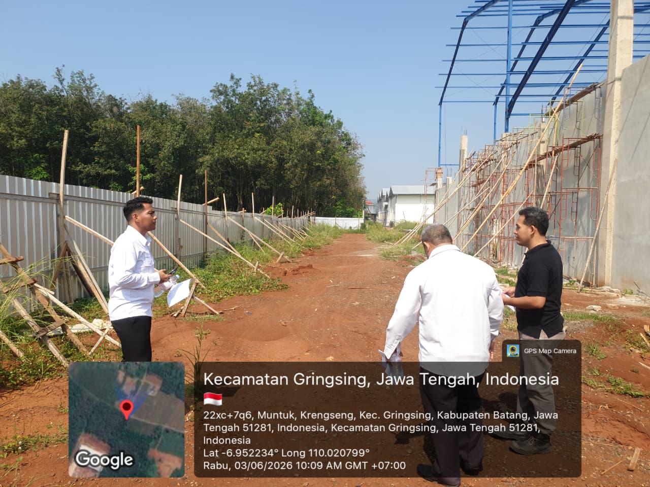 Survei Lapangan PKKPR di Desa Rejosari, Kantah Batang Pastikan Kesesuaian Rencana Pemanfaatan Ruang