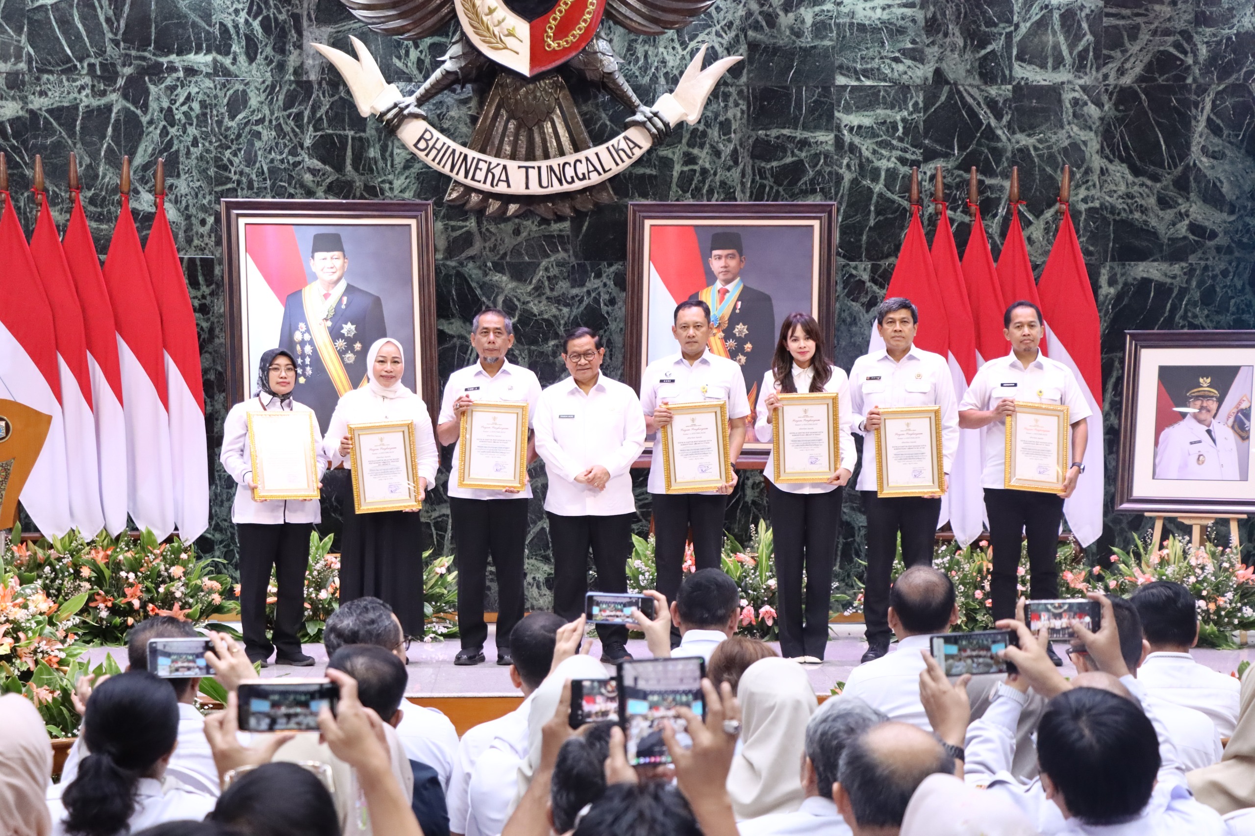 Pemprov DKI Jakarta Beri Penghargaan kepada Kementerian ATR/BPN atas Percepatan Pengamanan Ase