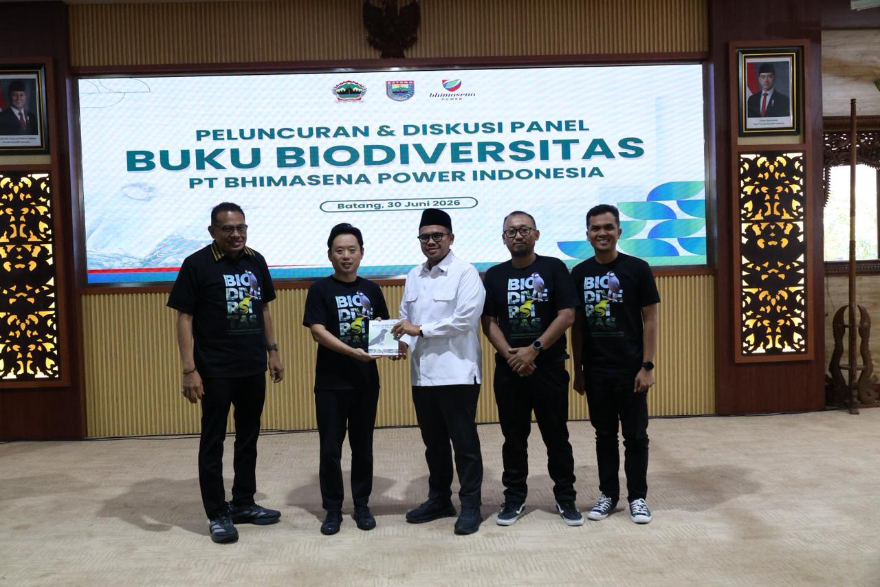 Komitmen Terhadap Keberlangsungan Lingkungan, PT Bhimasena Power Indonesia Luncurkan Buku Biodiversity PLTU Jawa Tengah 2 x 1.000 MW