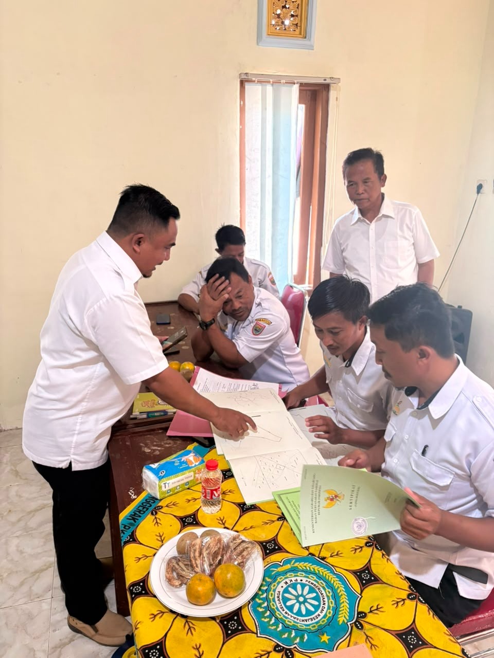 Kantah Batang Laksanakan Pemeriksaan Tanah untuk Permohonan SK Pemberian Hak Pakai untuk Tanah Kas Desa atas nama Pemerintah Desa Kalisari Kec. Reban