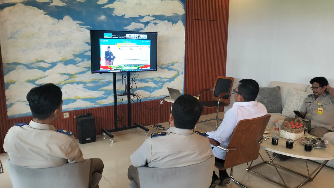Kantor Pertanahan Kabupaten Batang Mengikuti Jalannya Launching Program Tranformasi Layanan oleh Menteri ATR/BPN
