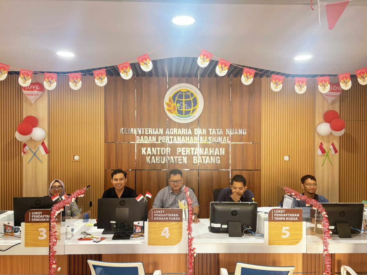PELATARAN Kantor Pertanahan Kab. Batang : Layanan Pertanahan Tetap Hadir Untuk Masyarakat