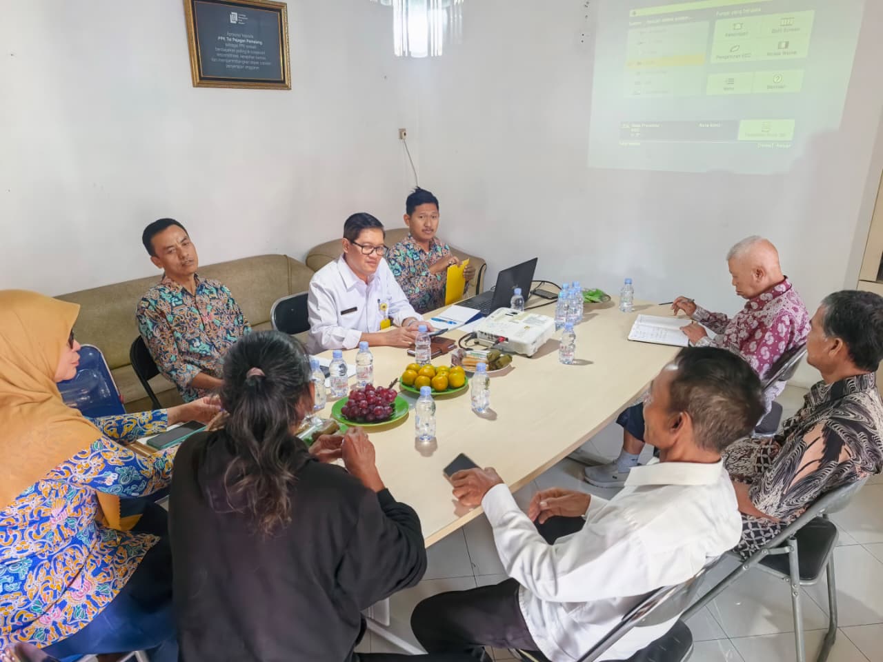 Rapat Koordinasi Pembahasan Penyelesaian Bidang Tanah Terdampak Pengadaan Tanah Jalan Tol di Desa Rowobelang Kec. Warungasem