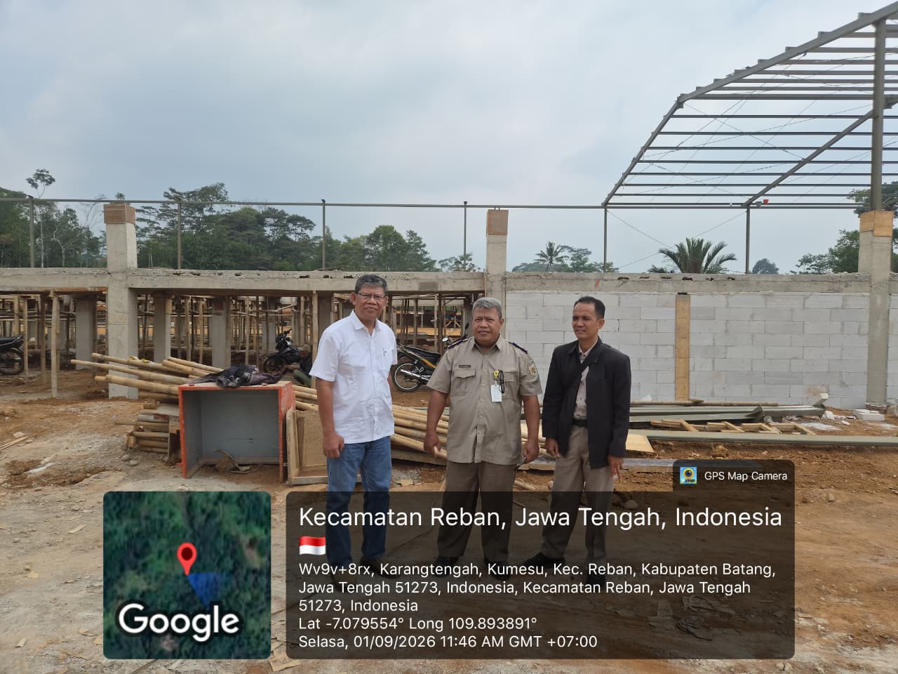 Kantor Pertanahan Kab. Batang Lakukan Peninjauan Lokasi PKKPR Kegiatan Berusaha di Desa Toso Kecamatan Bandar