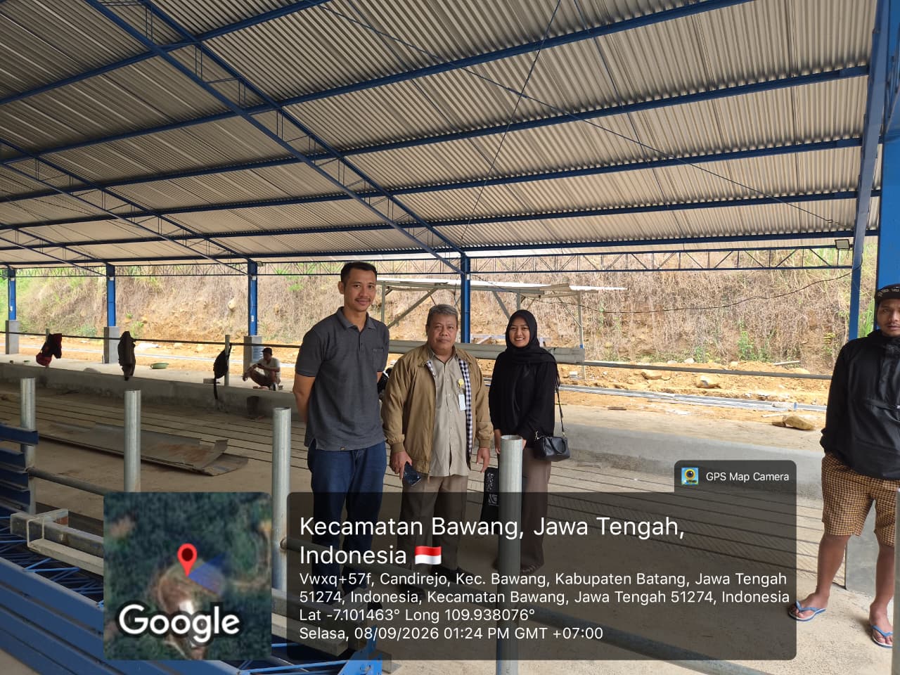 Kantor Pertanahan Kab. Batang Lakukan Peninjauan Lokasi PKKPR Kegiatan Berusaha di Desa Candirejo Kec. Bawang dan Desa Kasepuhan Kec. Batang