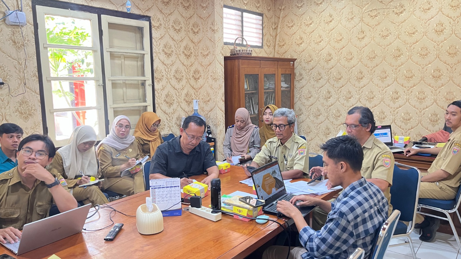 Rapat Koordinasi Persiapan Tinjauan Lapangan Penilaian Pelaksanaan Kesesuaian Kegiatan Pemanfaatan Ruan