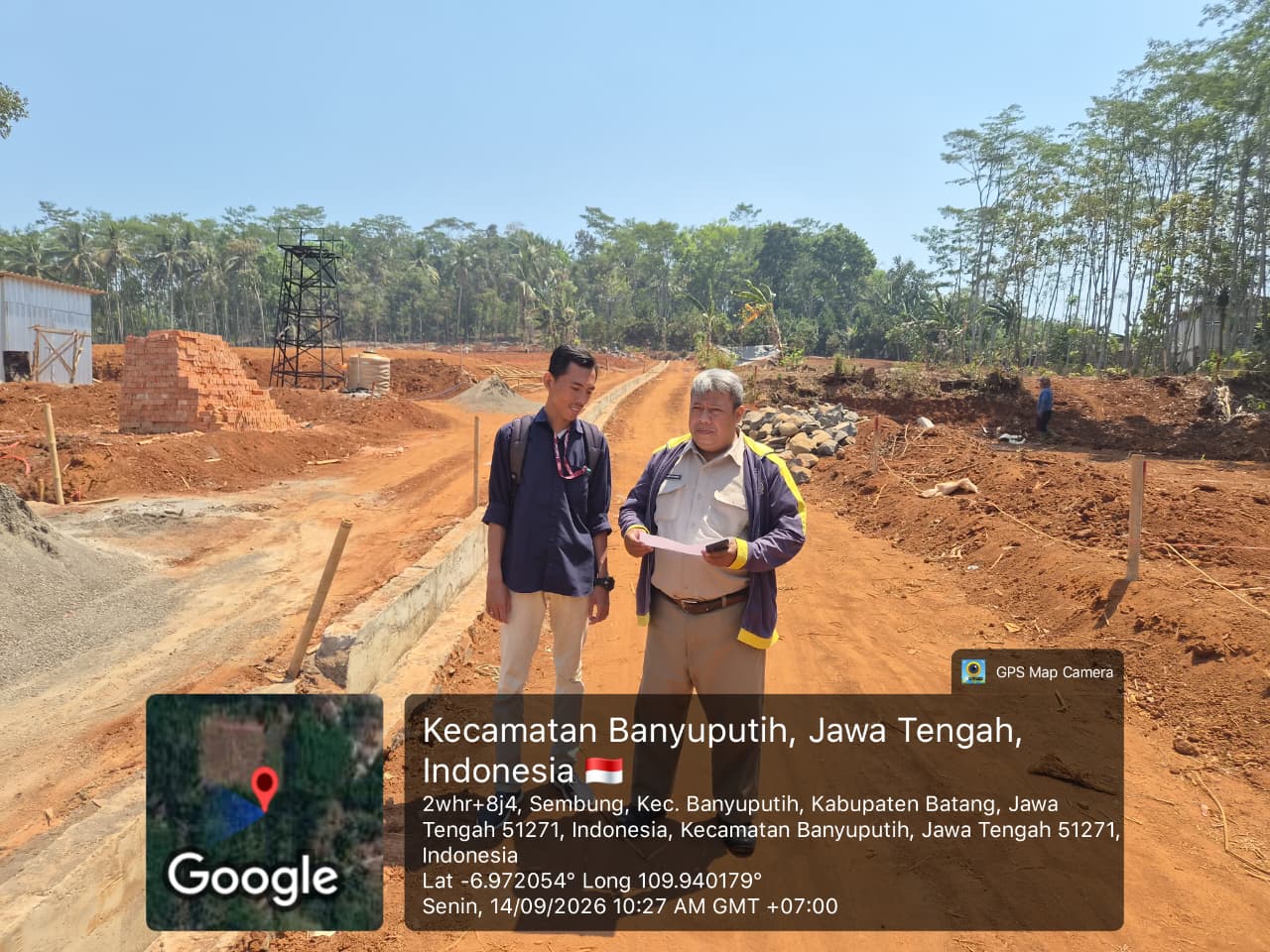 Kantor Pertanahan Kab. Batang Lakukan Peninjauan Lokasi PKKPR Kegiatan Berusaha di Desa Sembung Kec. Banyuputih dan Desa Lawangaji Kec. Kandeman