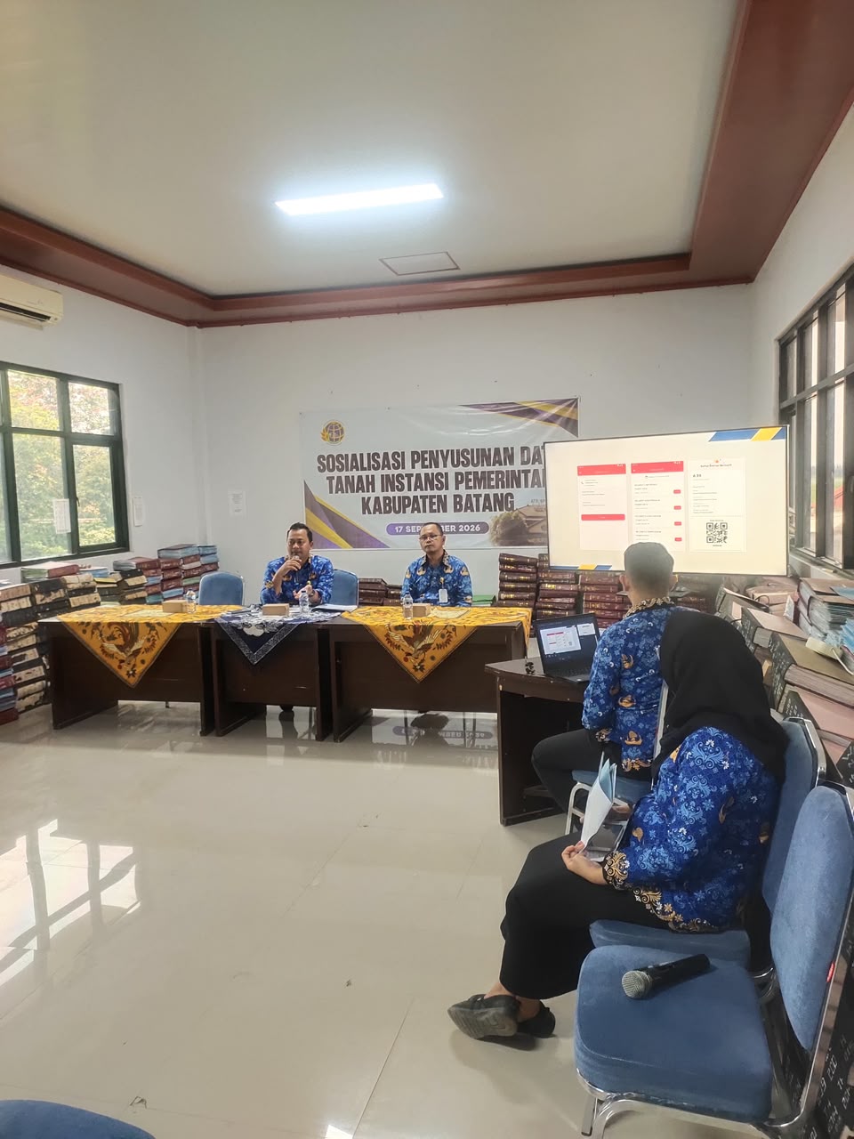 Wujudkan Data Tanah Tertib dan Akurat, Kantor Pertanahan Kab. Batang Gelar Sosialisasi Penyusunan Data Tanah Instansi Pemerintah Kabupaten Batang