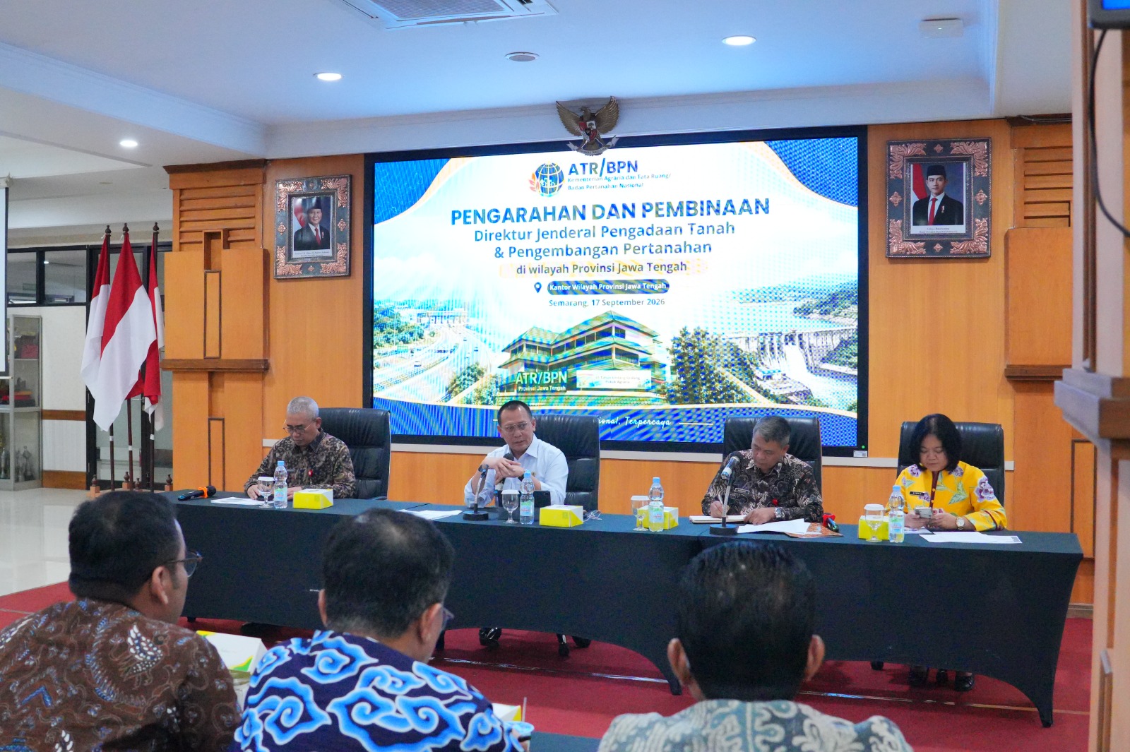Kantor Pertanahan Kabupaten Batang Ikuti Pembinaan dan Pengarahan Direktur Jenderal Pengadaan Tanah dan Pengembangan Pertanahan Kementerian ATR/BPN