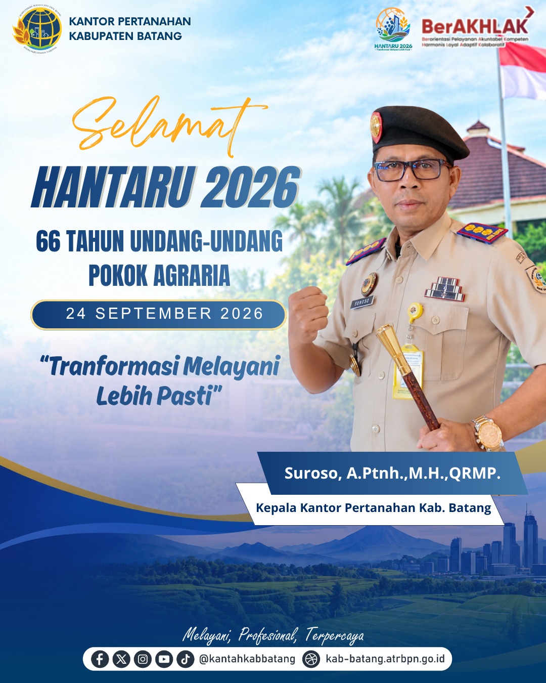 Selamat HANTARU 2026 66 Tahun Undang-Undang Pokok Agraria