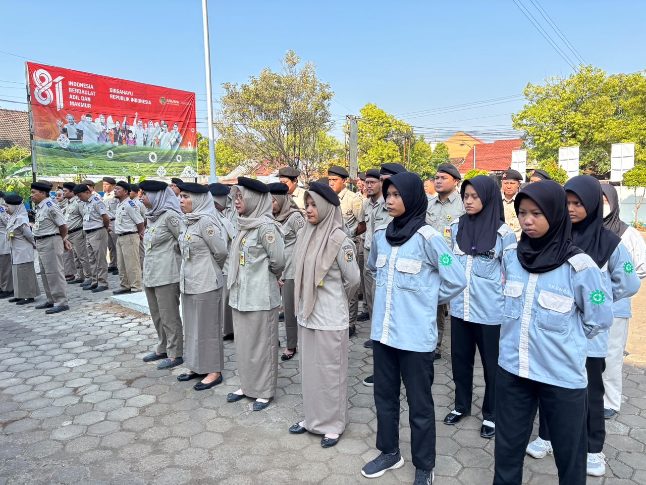 Apel Pagi Kantah Kab. Batang : Kerja Ikhlas, Tuntas, dan Berintegritas  — Wujudkan Pelayanan Publik yang Berkualitas