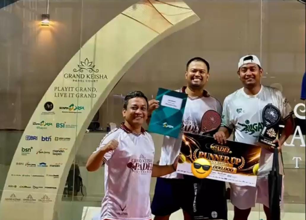 Dukung Work-Life Balance, Pekerja BRI BO Batang Raih Juara 2 Turnamen Padel di Pekalongan