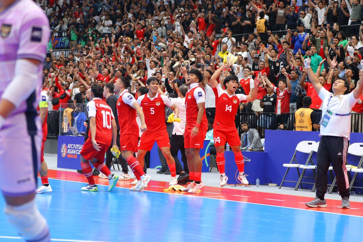 Dramatis hingga Adu Penalti, Timnas Futsal Indonesia Raih Runner-Up AFC Asian Cup 2026